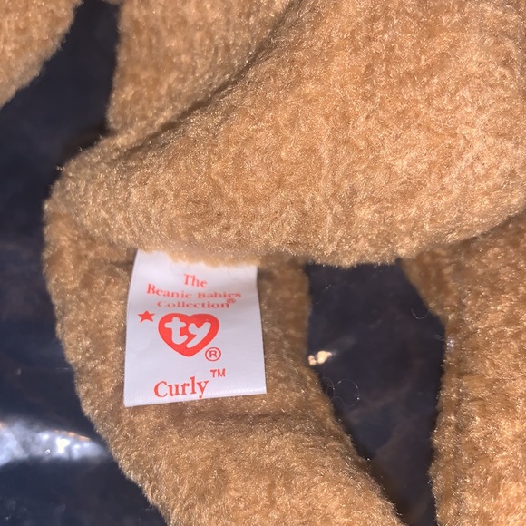 Curly- Beanie Original Baby - Picture 4 of 5